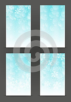 Set of 240 x 400 Christmas banners