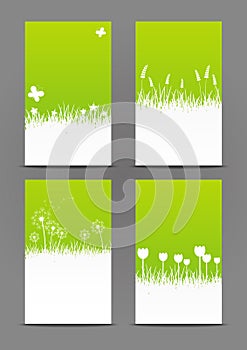 Set of 240 x 400 spring banners