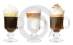 Set of 3 irish coffee