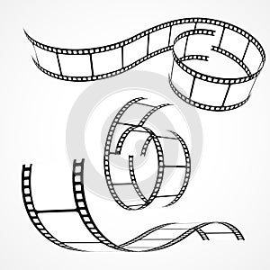 Set of 3d film strips