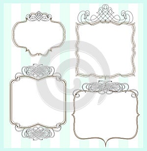 Set of 4 frames