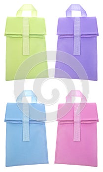 Set of 4 Reusable Lunch Bag Sacks