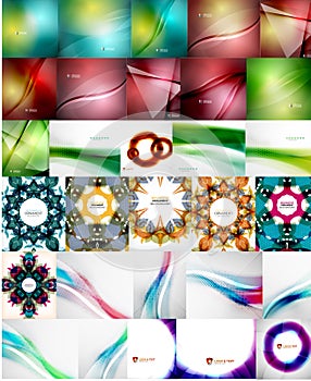 Set of Abstract Backgrounds