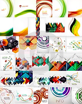 Set of Abstract Backgrounds