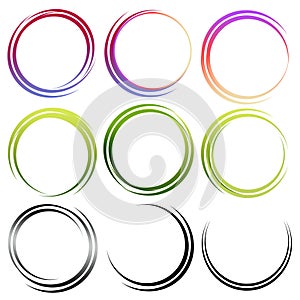 Set of Abstract Circles