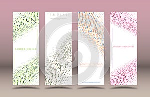 set of abstract design for covers, posters, posters, banners, booklets, backgrounds, business cards