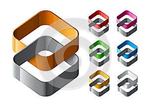 Set of abstract Logos Design
