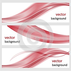 Set abstract vector background
