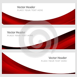 Set abstract vector background