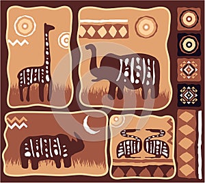 Set of African Design Elements