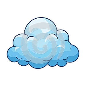 Set against a plain white background, emphasizing the cloud s vibrant design