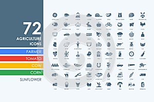 Set of agriculture icons