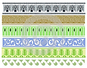 A set of Ancient Hittite pattern designs