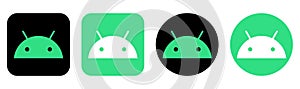 Set of Android Logo