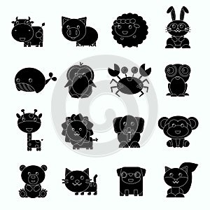 Set of animal icons