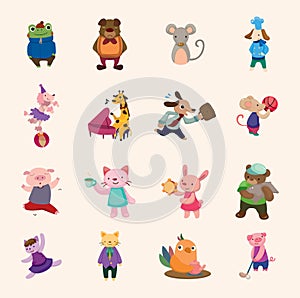 Set of animal icons