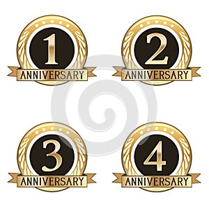 Set Of Anniversary Seals