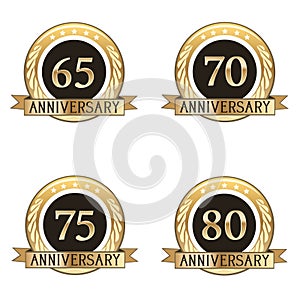 Set Of Anniversary Seals
