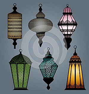 Set of arabic lantern part 1