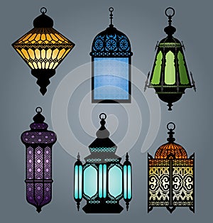 Set of arabic lantern part 2