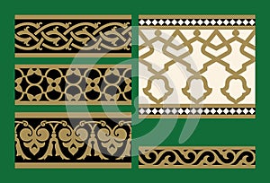 Set of Arabic Seamless Patterns