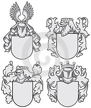 Set of aristocratic emblems No9