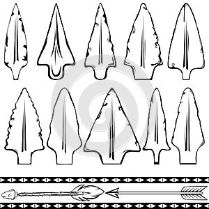 Set of Arrowheads