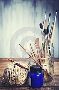 Set of artist's tools