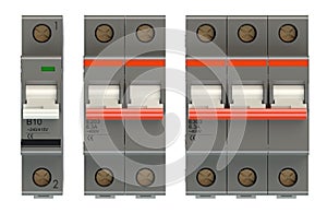 Set of automatic electricity switches