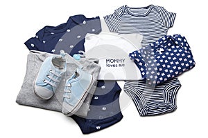 Set of baby clothes