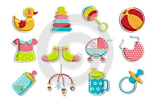 Set of Baby Icon