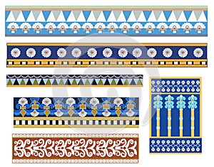 Set of Babylonian designs