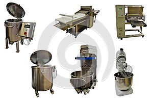 Set of bakery equipment