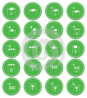 Set of barbecue icons
