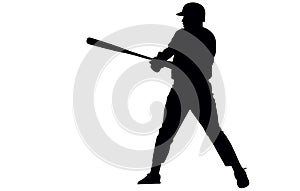 Set of baseball players silhouettes of sports people vector,Baseball player vector silhouette