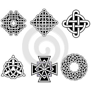 Set of beautiful Celtic patterns
