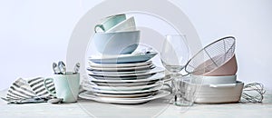 Set of beautiful kitchenware