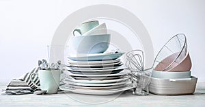 Set of beautiful kitchenware