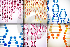 Set beautiful structures of the DNA molecule