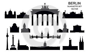 Set of Berlin landmarks