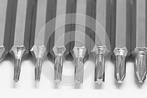 Set of a bits for screwdriver