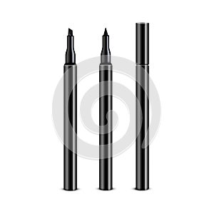 Set of Black Cosmetic Makeup Eyeliner Pencils