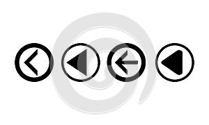 Set of black vector arrow.arrow vector illustration and colection