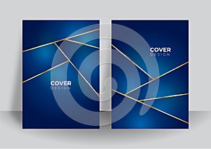 Set of blue cover annual report, brochure, design templates. Brochure template layout, Blue cover design, business annual report,