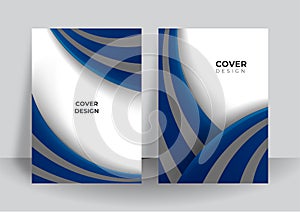 Set of blue cover annual report, brochure, design templates. Brochure template layout, Blue cover design, business annual report,