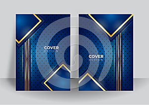 Set of blue cover annual report, brochure, design templates. Brochure template layout, Blue cover design, business annual report,