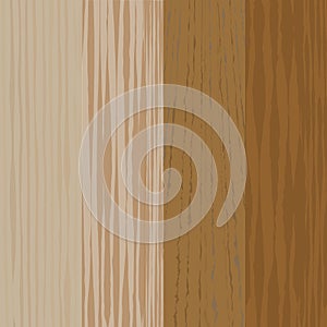 Set the boards of various wood. Wooden background. Wood texture. illustration