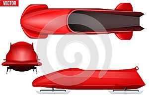 Set of Bobsleigh for two athletes.