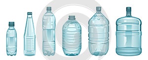 Set of bottles