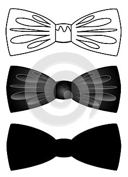 Set of bow ties